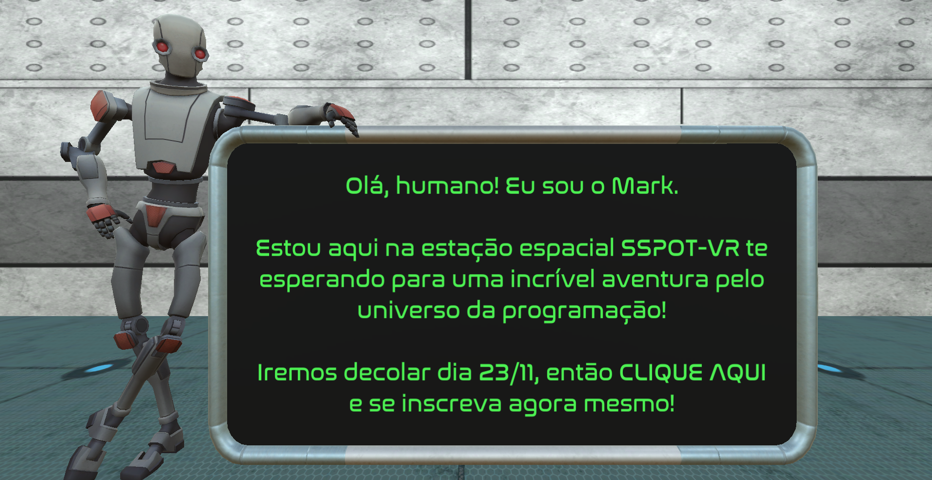 Robô Mark, Guia do SSPOT-VR